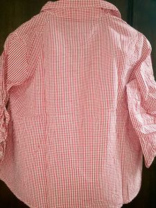 Red Gingham Crop Top 13-16 y no 135