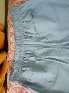 76.Light blue denim cargo pants(XXL)