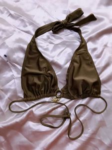 Olive Green bra