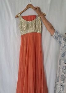 Elegant Sequin &amp; Net Gown