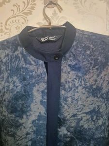 Stylish Blue Printed top