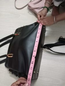 Black 'Glamor' Handbag &amp; Sholder