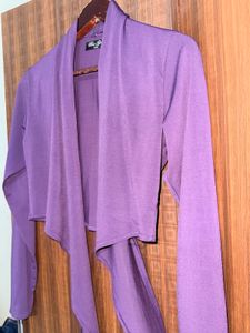 Purple Wrap Top/ Shrug 💜