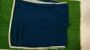 embroidered Navy Blue sharara set