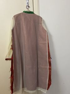 New Embroidered Indian Kurta - Semi stitched