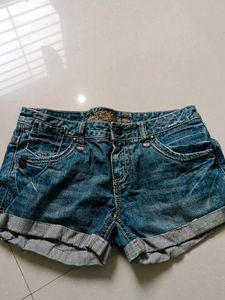 Cute Blue Denim Shorts