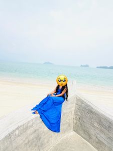Goa Vibrant Blue Maxi Dress