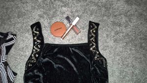 Black Velvet Sequin Bodycon