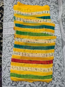 Striped Saree with Blouse Piece