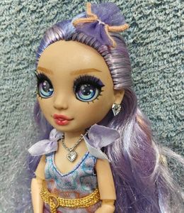 Rainbow High Doll with Long Purple Hair