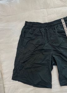 Men's Dark Grey Athletic Shorts