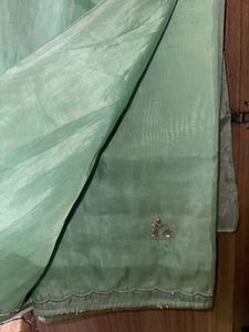 Elegant Sea Green Saree