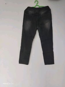 Dark Wash Denim Joggers