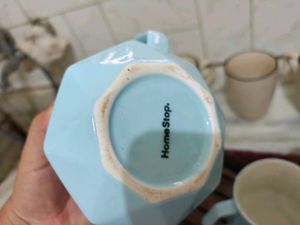 2 Unique Geometric Mugs Set