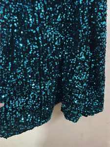 Sequinned Bodycon Dress, Fishtail Shape