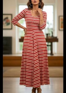 Striped Maxi Dress