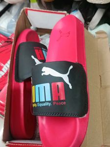 Puma Pink Slides