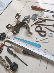 Assorted Hardware and Tools