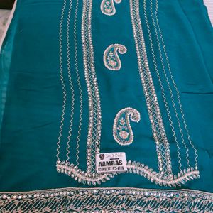 Beautiful Teal Georgette suit