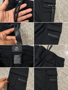 💯 H&amp;m surplus Black Cargo Joggers