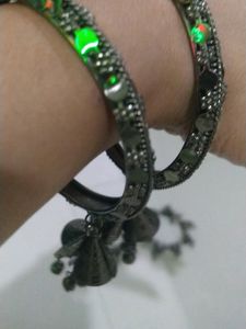 Set Of Oxidised Bangle