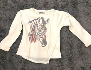 Zebra Graphic Long Sleeve Tee