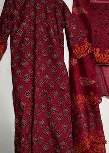 Beautiful Red Ethnic Kurta Set