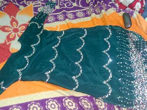 Elegant Teal Sequined Kurta
