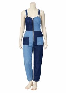 Denim Patchwork Jumpsuit🦋💙