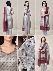 Elegant Bandhani Printed Kurta Set with Dupatta