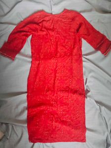 Red beautiful kurti for women
