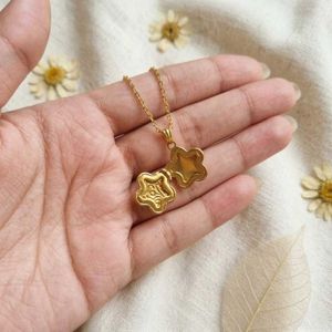 Floral Locket Necklace