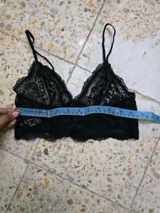 Lace Bralette - Black