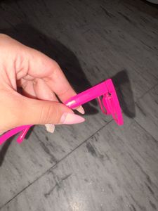 Trendy Pink Square Frame Glasses