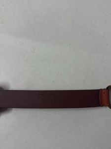 Genuine Leather Belt with Hook Clasp