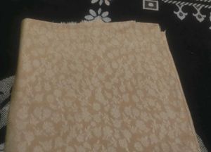 Elegant Beige Floral Dress Material