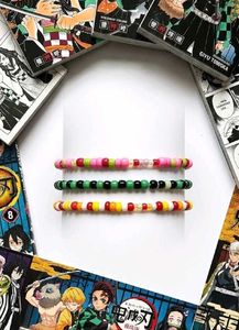 Demon Slayer Beaded Bracelets