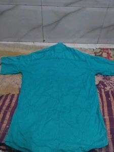 R Square Original Casual Shirt - Turquoise Blue -S