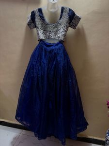 Blue Lehenga Choli Set
