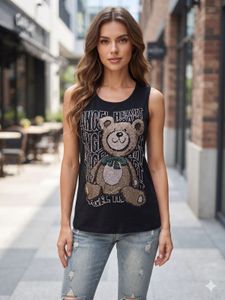 Cute Sequin Teddy Bear T-Shirt