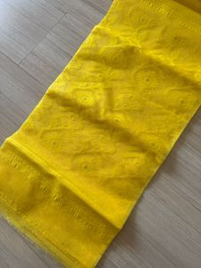 Vibrant Yellow Sari 🥻