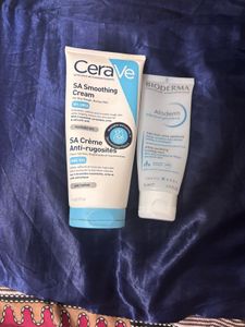 CeraVe SA Smoothing Cream & Bioderma Atoderm