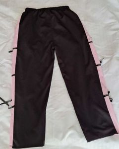 Black &amp; Pink Coquette Gym pants