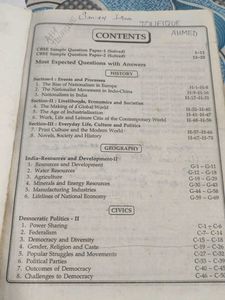 MBD Sure Shot CBSE Social Science Sample Papers Cl