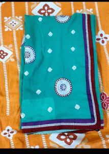 Sea Green Saree