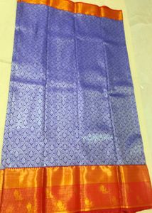 Elegant Blue &amp; Reddish pink Silk Saree