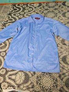 Men's Blue Checked Shirt
