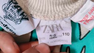 Very Beautiful Zara Top With Warm Leggings