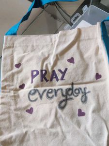 hand painted Tote Bag