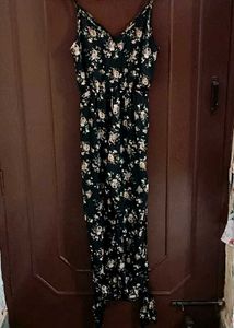 Floral Print Maxi jump suit  Dress